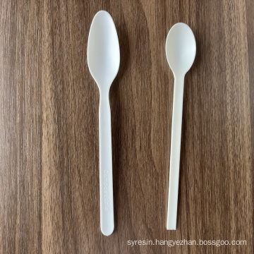 Sustainable Quality Eco PLA cutlery disposable plastic spoon